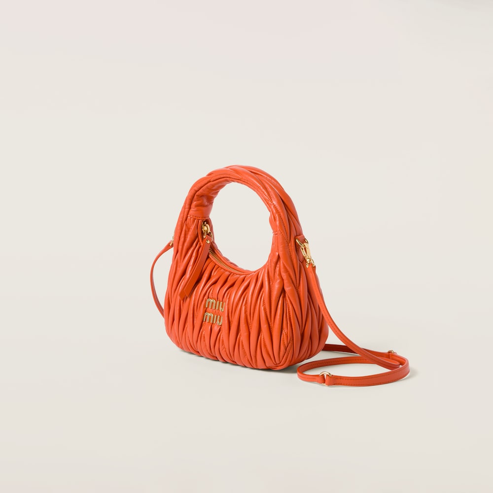 Replicate Wander matelassé nappa leather hobo bag(1:1 replica)