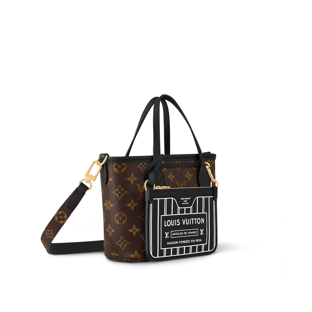 Replicate Louis Vuitton Neverfull Bandoulière Inside Out BB M12099(1:1 replica)