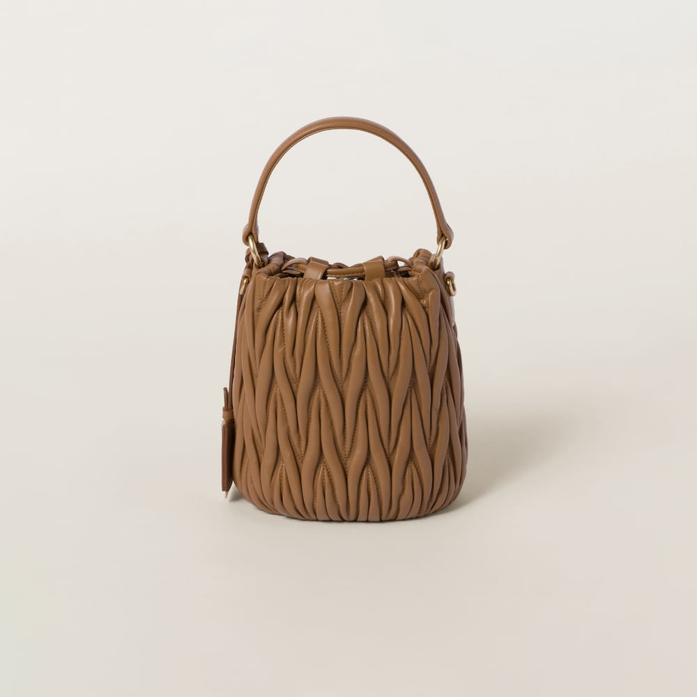 Replicate Matelassé nappa leather bucket bag(1:1 replica)