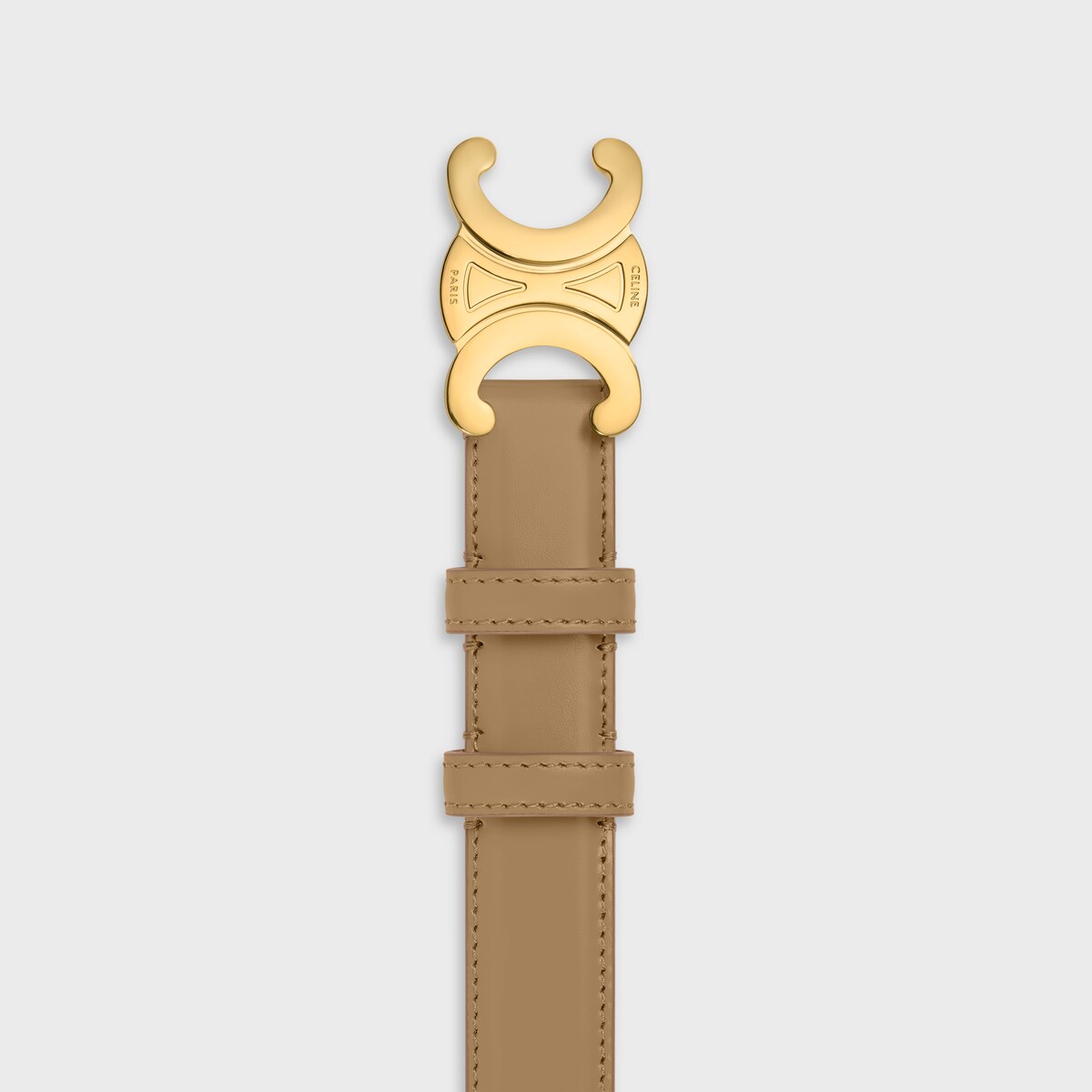 Replicate Medium Triomphe Belt IN Taurillon Leather(1:1 replica)