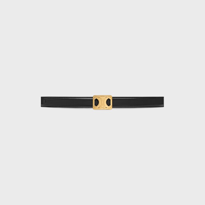 Replicate MEDIUM REVERSIBLE FRAMED TRIOMPHE BELT in TAURILLON AND LIZARD EMBOSSED CALFSKIN(1:1 replica)