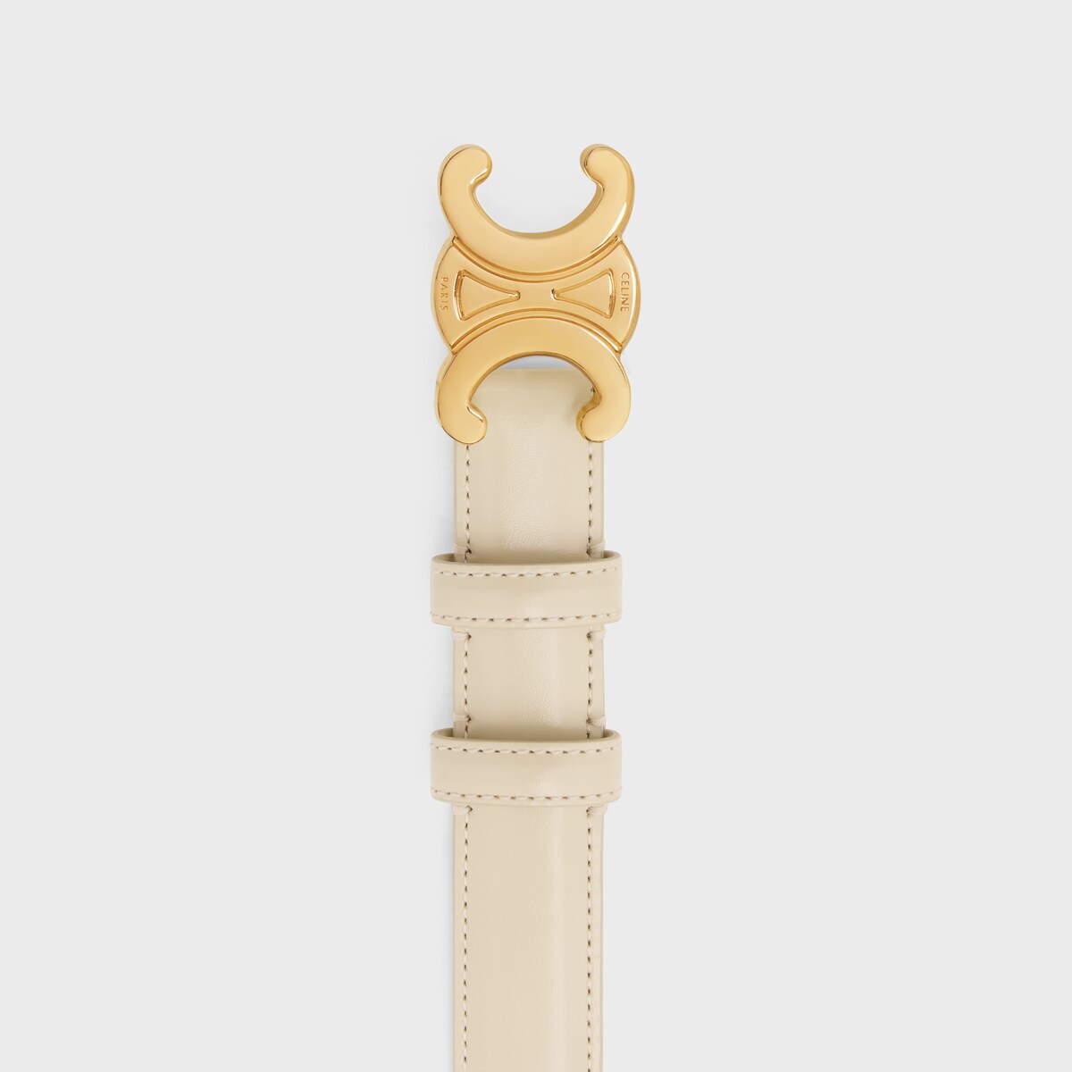 Replicate Medium Triomphe Belt in Taurillon Leather(1:1 replica)