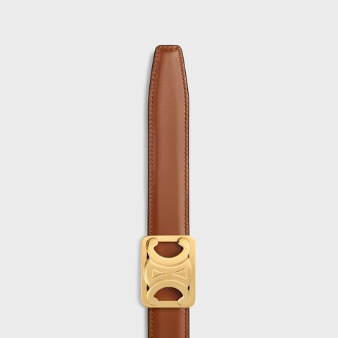 Replicate MEDIUM REVERSIBLE FRAMED TRIOMPHE BELT IN TAURILLON(1:1 replica)