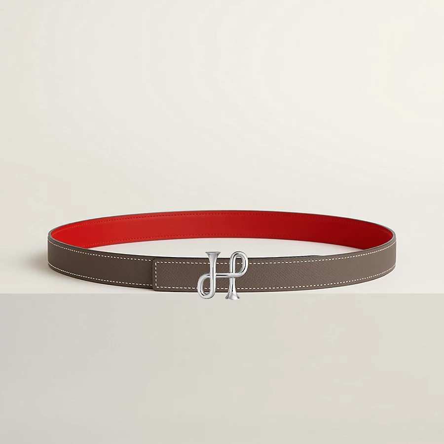 Replicate Cor Baroque belt buckle Reversible leather strap 24 mm(1:1 replica)