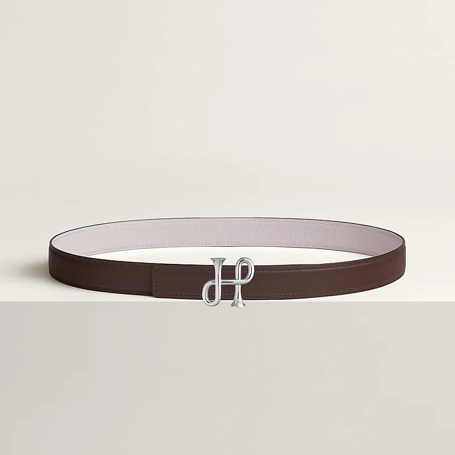 Replicate Cor Baroque belt buckle Reversible leather strap 24 mm(1:1 replica)