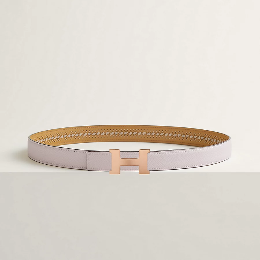 Replicate Mini Constance belt buckle Bandana leather strap 24 mm(1:1 replica)