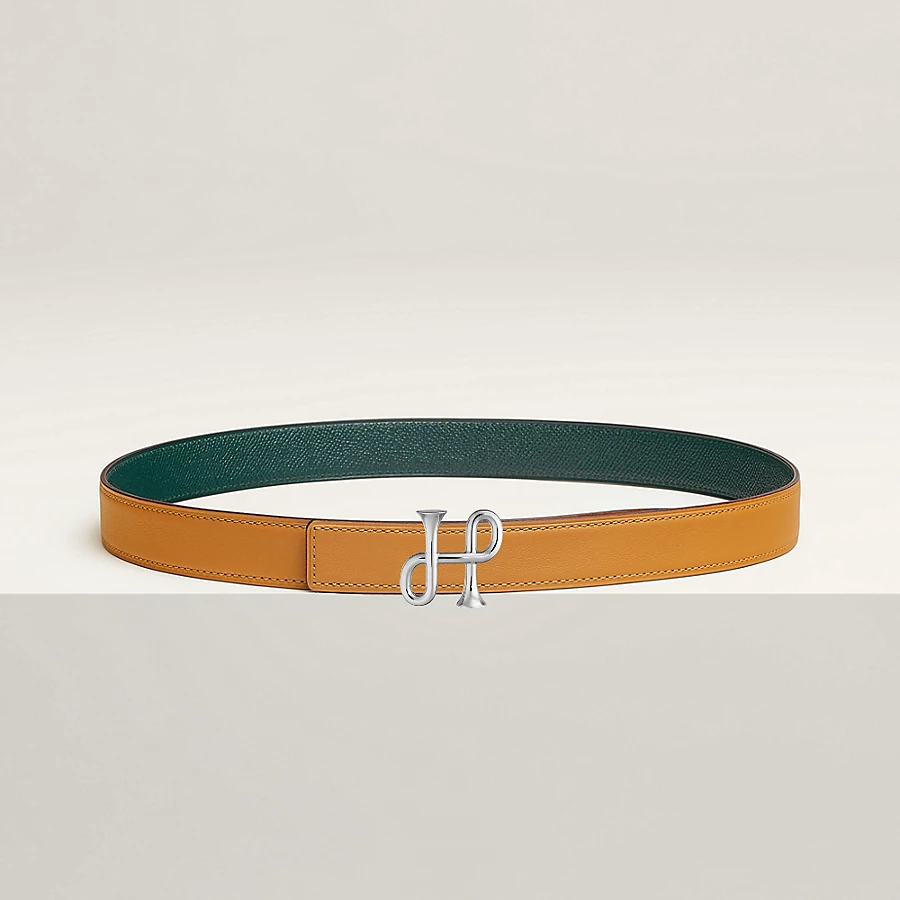 Replicate Cor Baroque belt buckle Reversible leather strap 24 mm(1:1 replica)