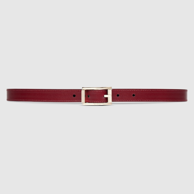 Replicate Reversible thin belt with rectangular buckle(1:1 replica)
