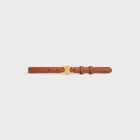 Replicate Small Triomphe Belt in Natural Calfskin(1:1 replica)