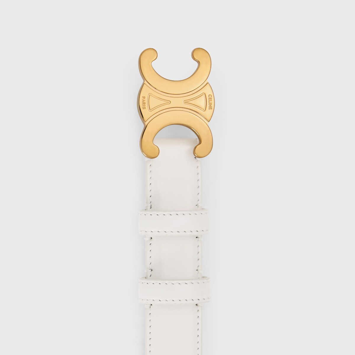 Replicate Medium Triomphe Belt in Taurillon Leather(1:1 replica)