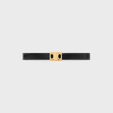Replicate MEDIUM REVERSIBLE FRAMED TRIOMPHE BELT in TAURILLON AND NATURAL CALFSKIN(1:1 replica)