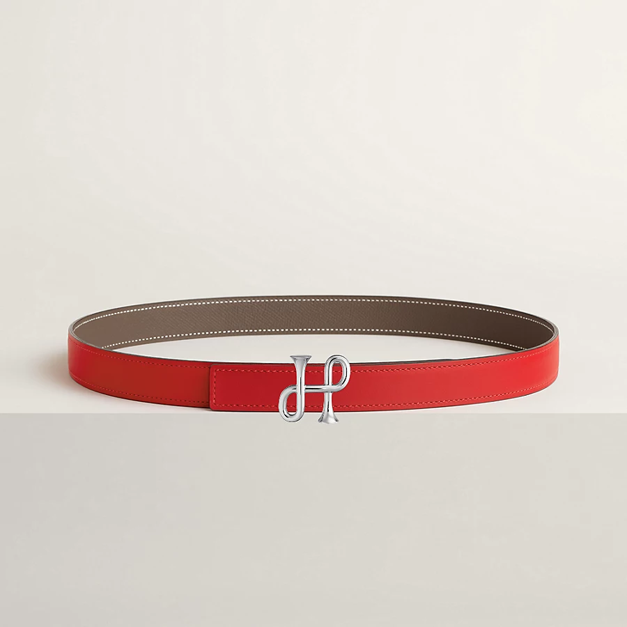 Replicate Cor Baroque belt buckle Reversible leather strap 24 mm(1:1 replica)