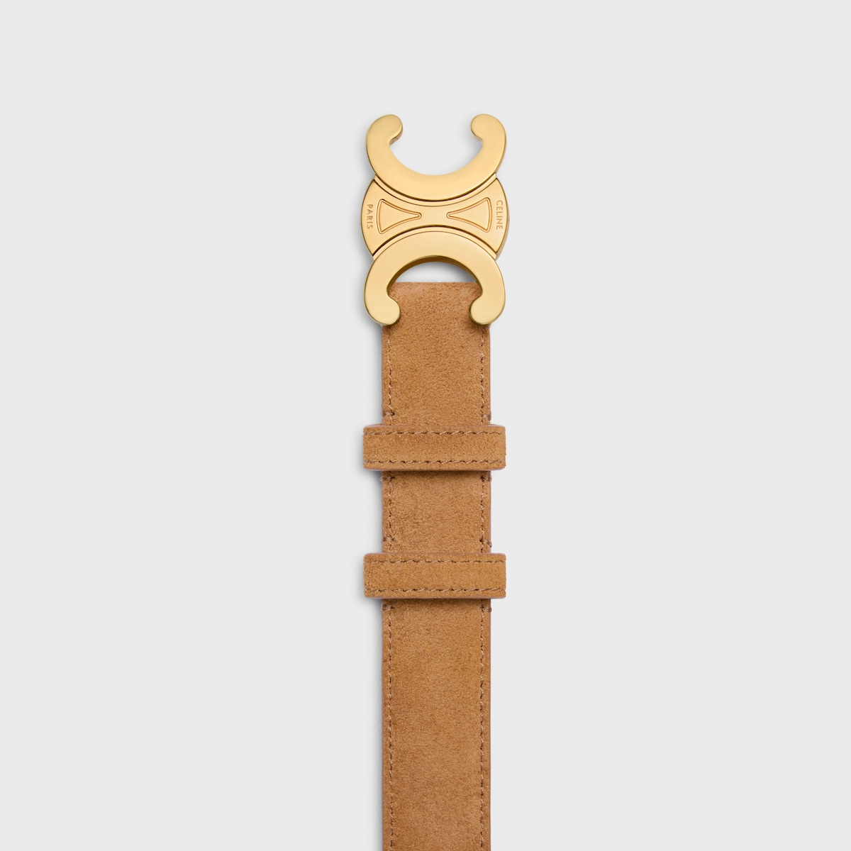 Replicate Medium Triomphe Belt in SUEDE CALFSKIN(1:1 replica)