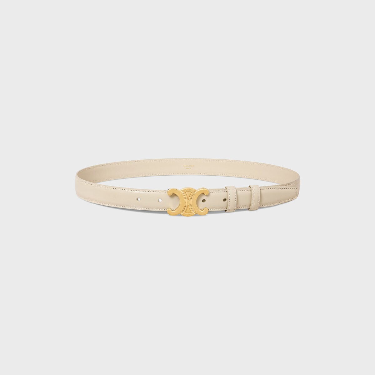 Replicate Medium Triomphe Belt in Taurillon Leather(1:1 replica)