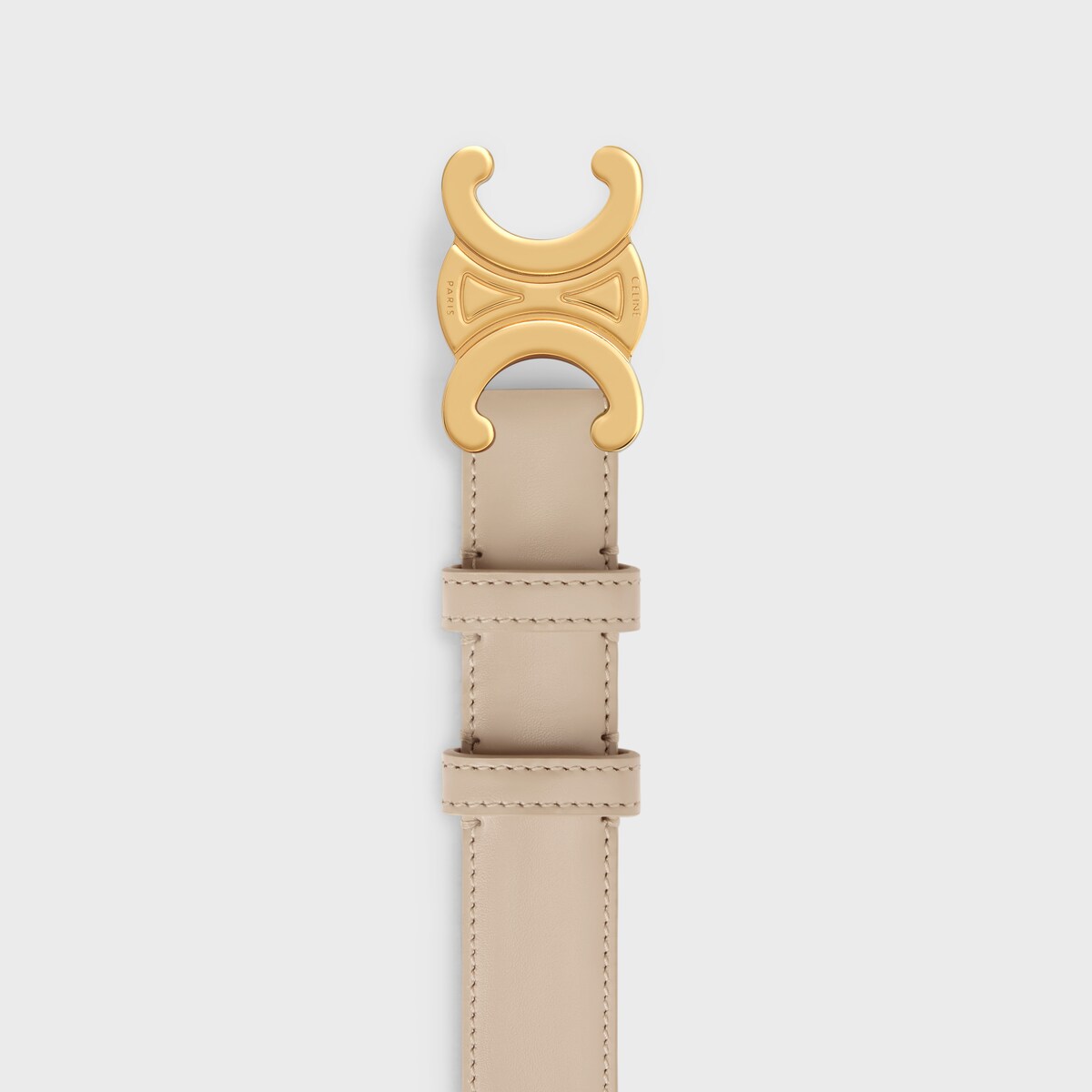 Replicate Medium Triomphe Belt in Taurillon Leather(1:1 replica)