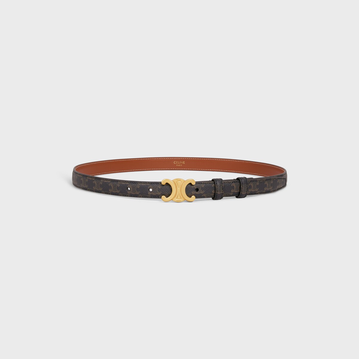 Replicate Small Triomphe Belt in TRIOMPHE CANVAS(1:1 replica)