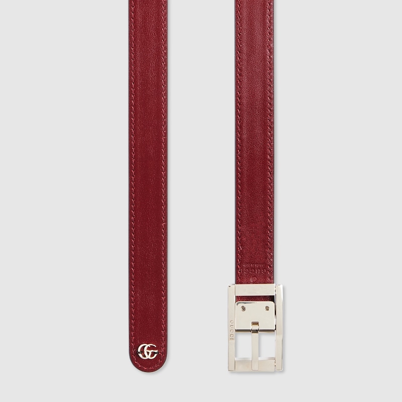Replicate Reversible thin belt with rectangular buckle(1:1 replica)