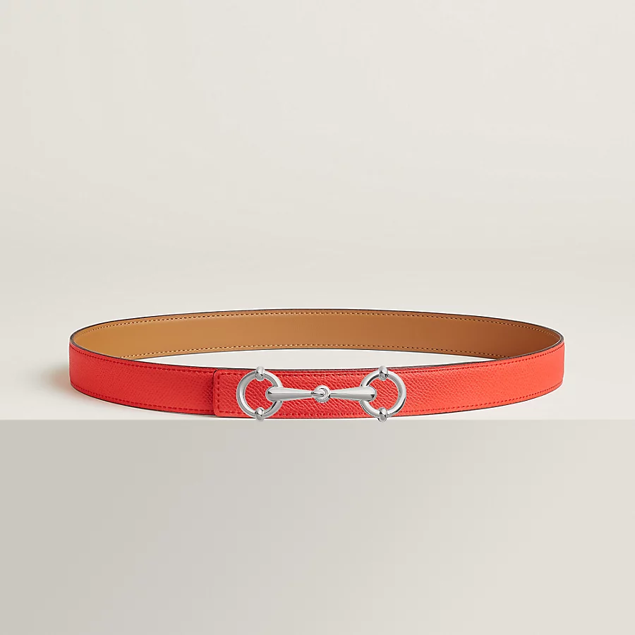 Replicate Lady Rider belt buckle Reversible leather strap 24 mm(1:1 replica)