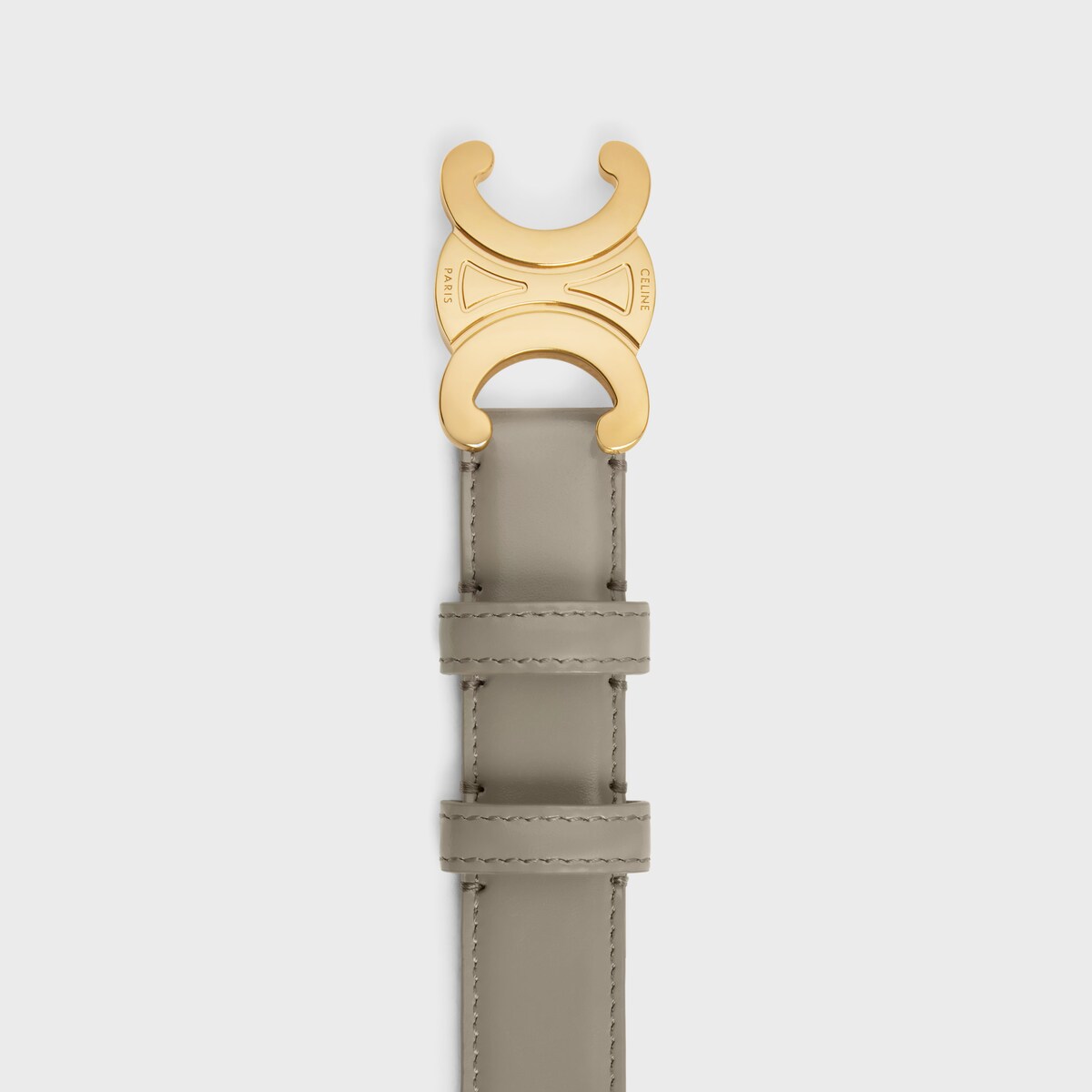 Replicate Medium Triomphe Belt in Taurillon Leather(1:1 replica)