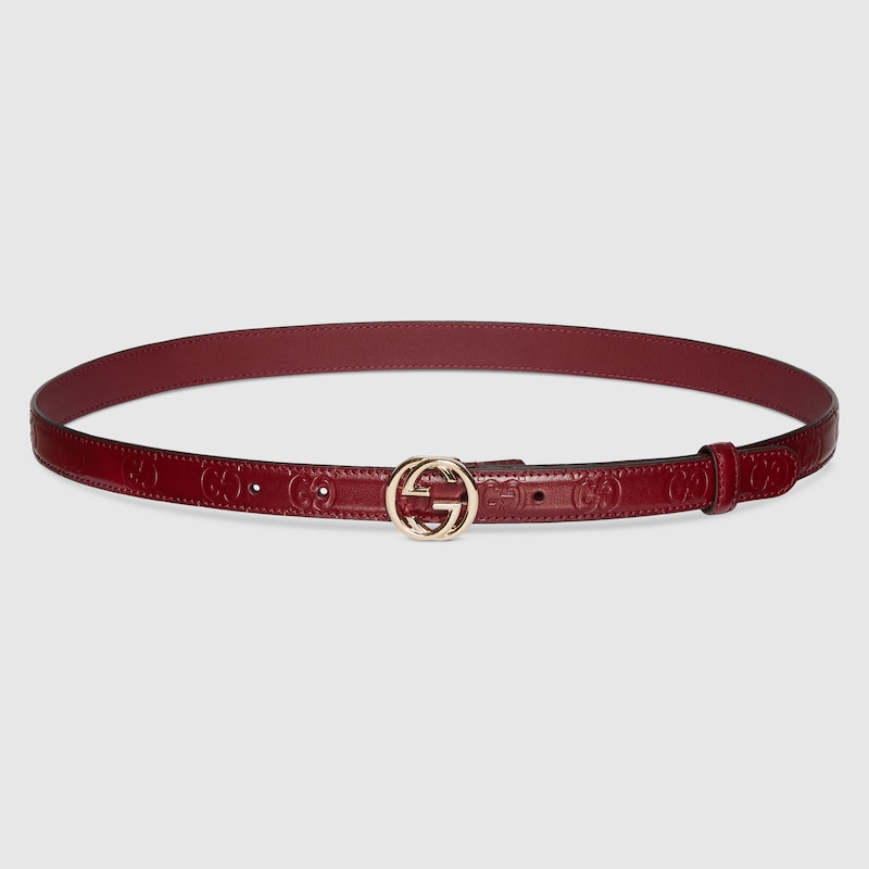 Replicate Belt with Interlocking G buckle(1:1 replica)