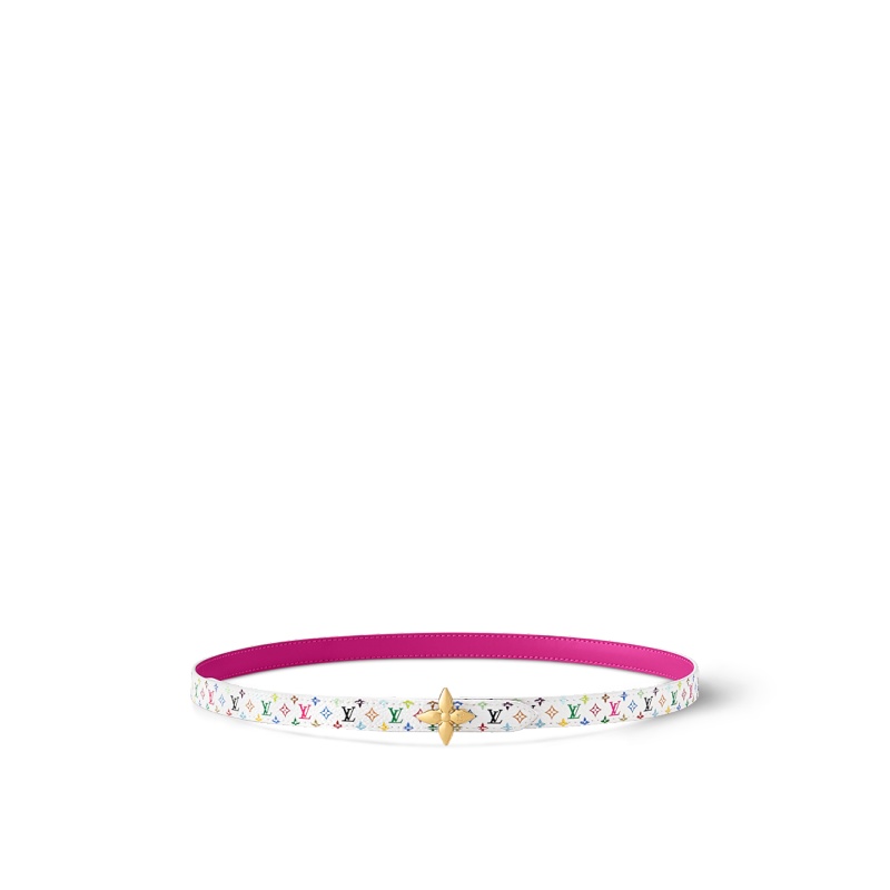 Replicate LV x TM Mini Flowergram 15mm Reversible Belt(1:1 replica)