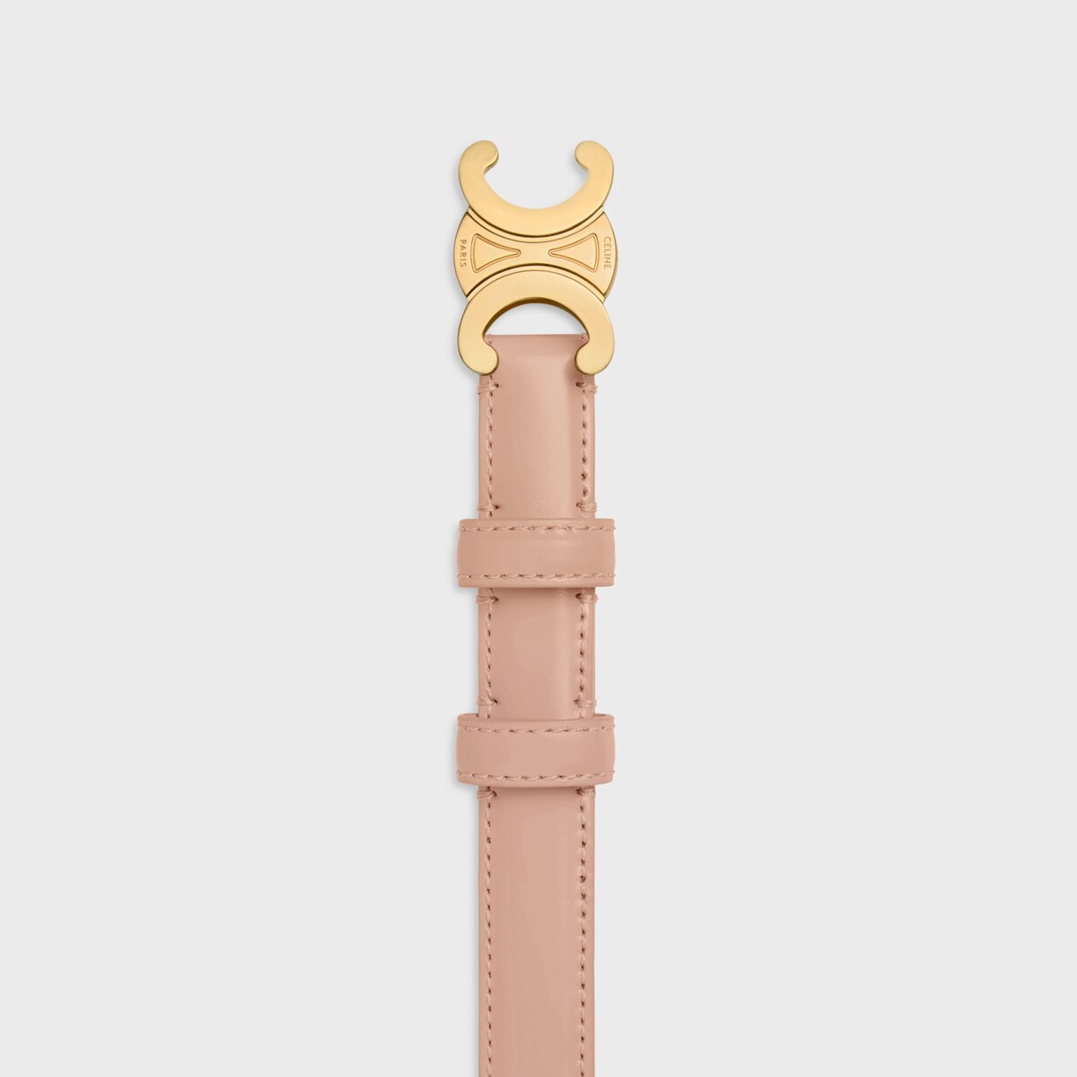 Replicate Small Triomphe Belt IN Taurillon Leather(1:1 replica)