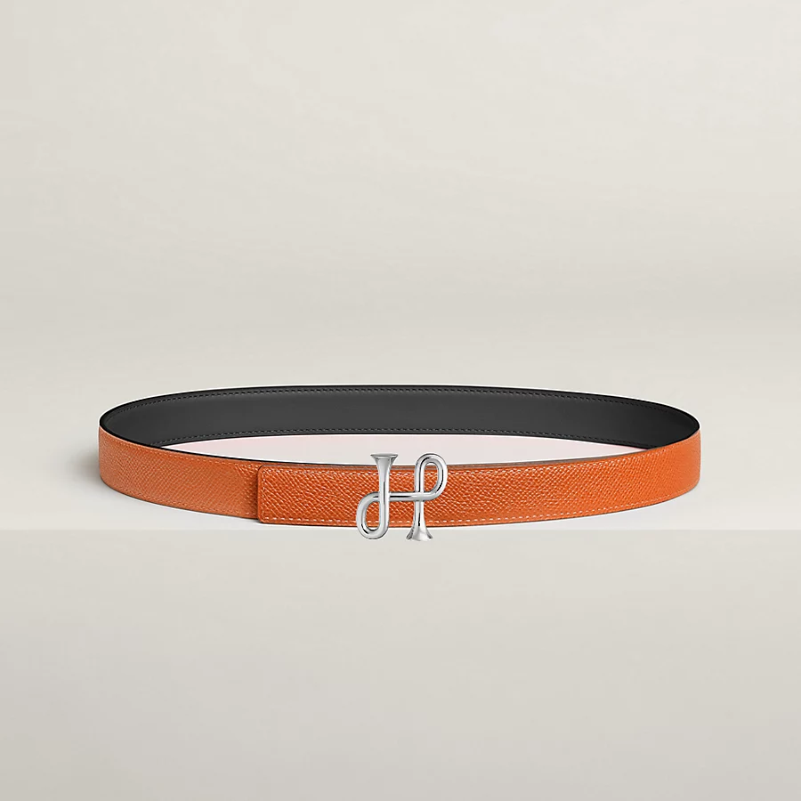 Replicate Cor Baroque belt buckle Reversible leather strap 24 mm(1:1 replica)