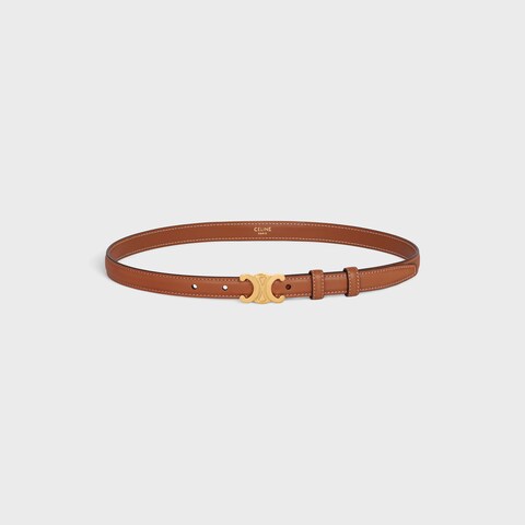 Replicate Small Triomphe Belt in Natural Calfskin(1:1 replica)
