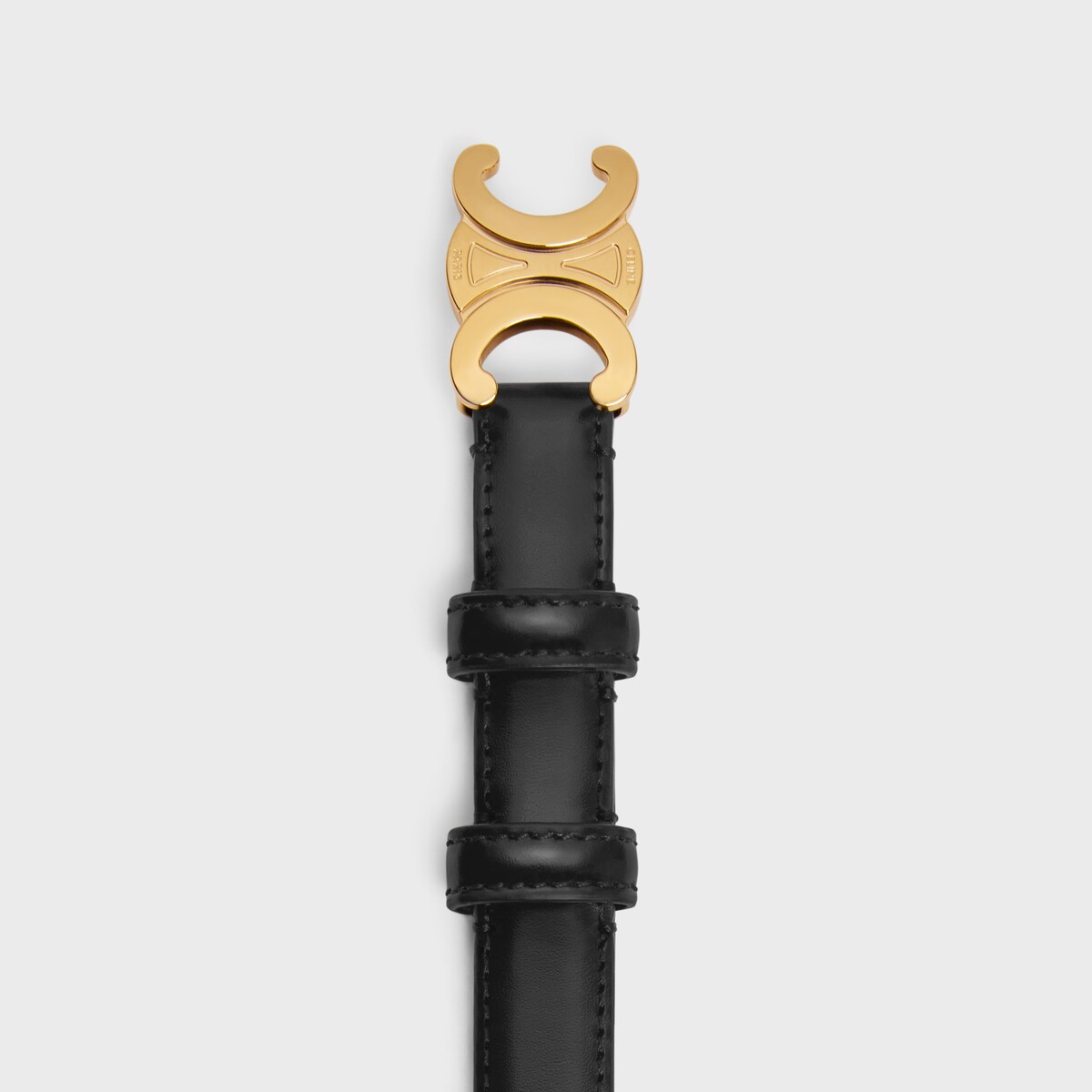 Replicate Small Triomphe Belt in Taurillon Leather(1:1 replica)