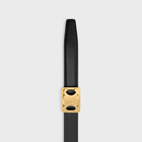 Replicate MEDIUM REVERSIBLE FRAMED TRIOMPHE BELT in TAURILLON(1:1 replica)
