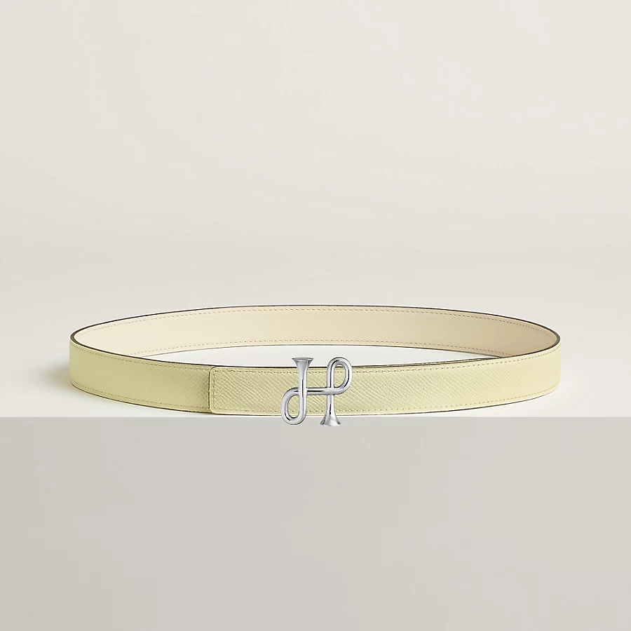 Replicate Cor Baroque belt buckle Reversible leather strap 24 mm(1:1 replica)