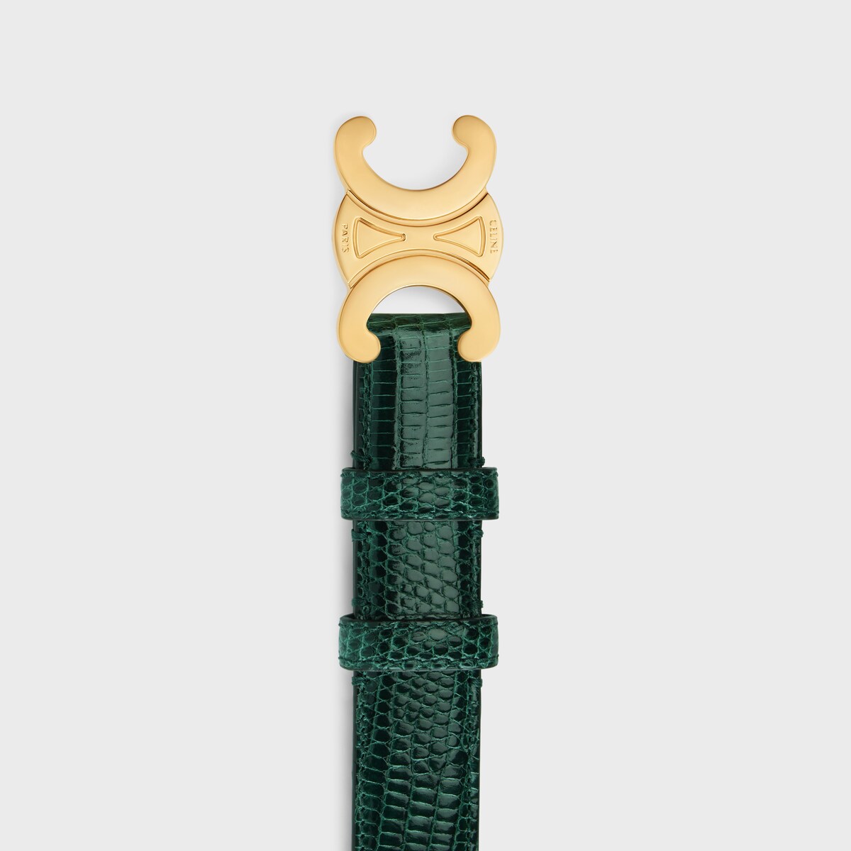 Replicate Medium Triomphe Belt in Lizard(1:1 replica)