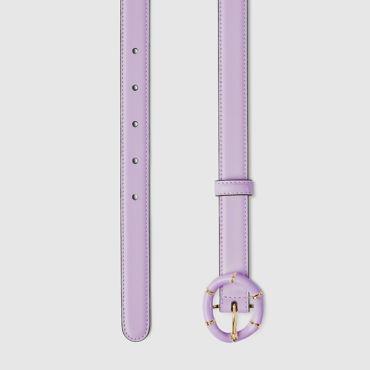 Replicate Thin belt with round bamboo buckle(1:1 replica)