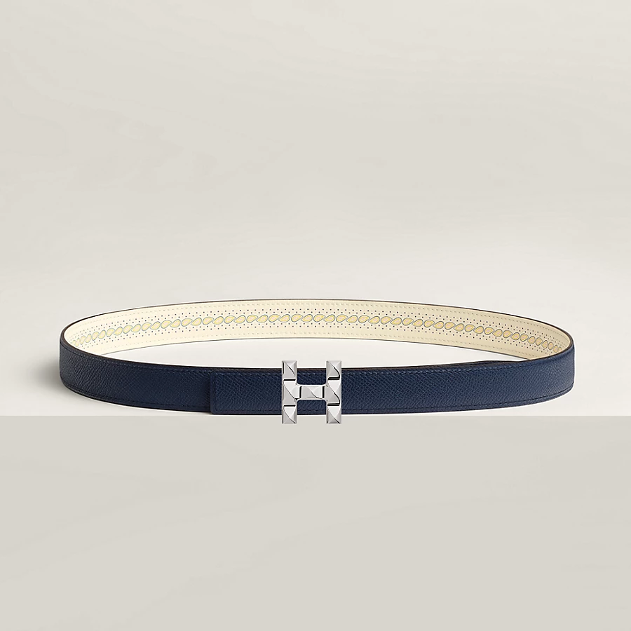 Replicate H Infini belt buckle Bandana leather strap 24 mm(1:1 replica)
