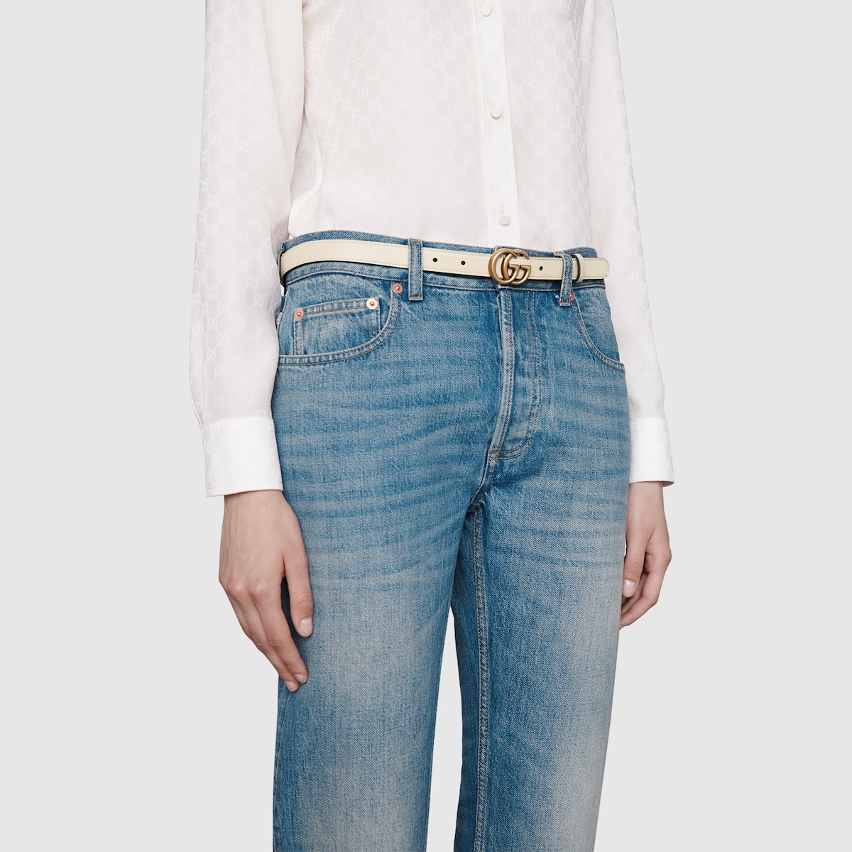 Replicate GG Marmont thin belt(1:1 replica)