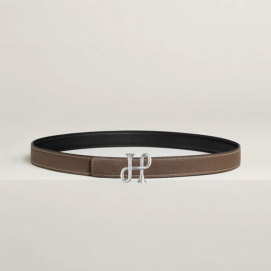 Replicate Cor Baroque belt buckle Reversible leather strap 24 mm(1:1 replica)