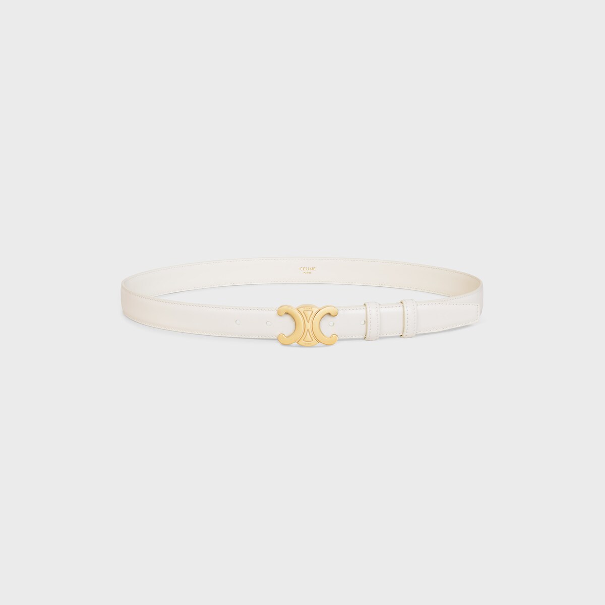 Replicate Medium Triomphe Belt in Taurillon Leather(1:1 replica)