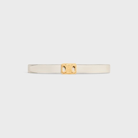 Replicate MEDIUM REVERSIBLE FRAMED TRIOMPHE BELT in TAURILLON(1:1 replica)