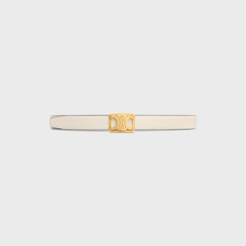 Replicate MEDIUM REVERSIBLE FRAMED TRIOMPHE BELT IN TAURILLON(1:1 replica)