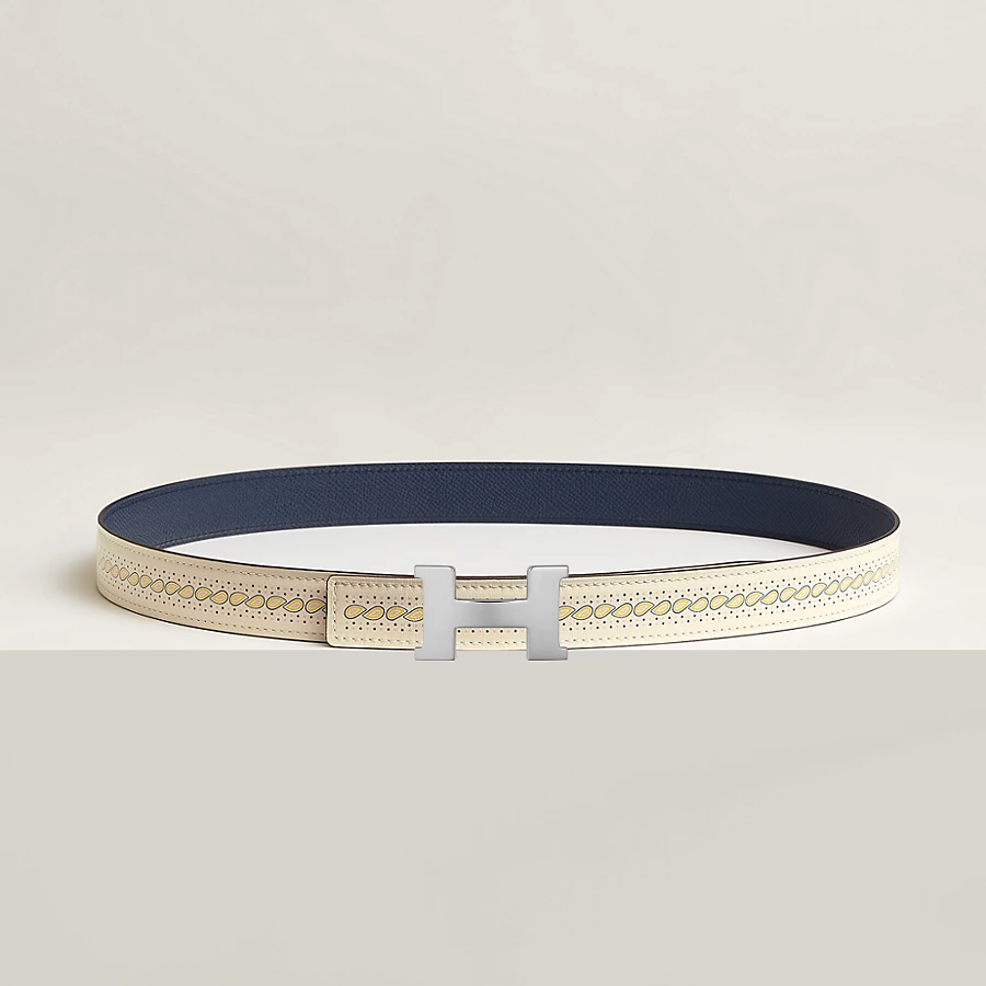 Replicate Mini Constance belt buckle Bandana leather strap 24 mm(1:1 replica)