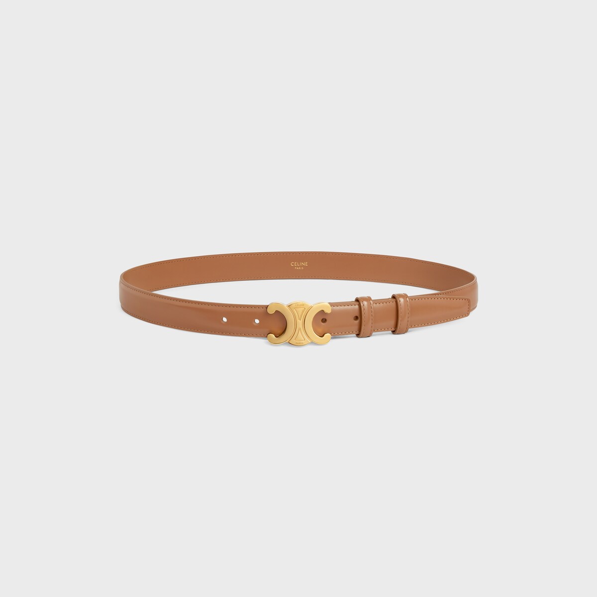 Replicate Medium Triomphe Belt in Taurillon Leather(1:1 replica)