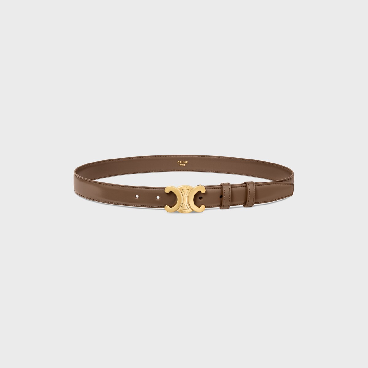 Replicate Medium Triomphe Belt in Taurillon Leather(1:1 replica)
