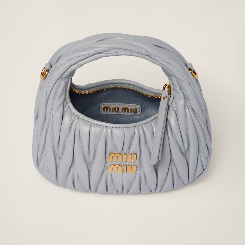 Replicate Wander matelassé nappa leather hobo mini-bag(1:1 replica)
