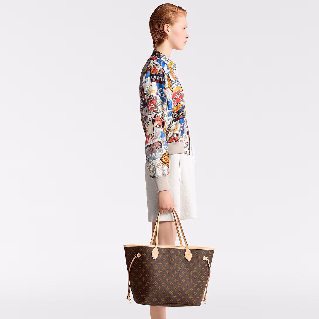 Replicate Louis Vuitton Neverfull MM  M46975  (1:1 replica)