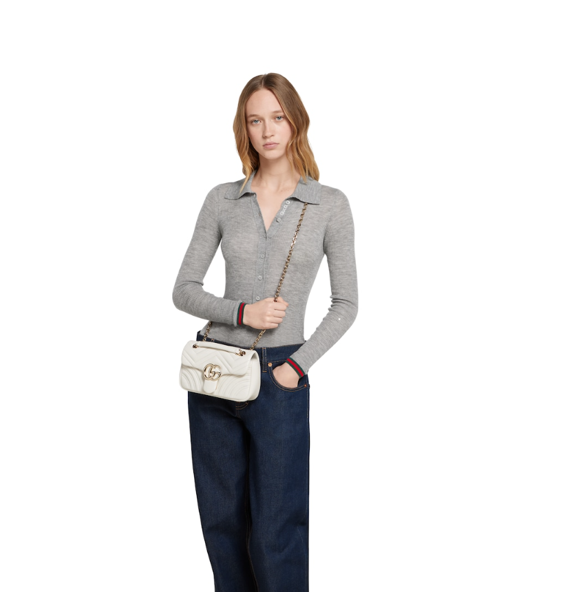 Replicate  GG Marmont small shoulder bag Style 837280 AAE38 9050   (1:1 replica)