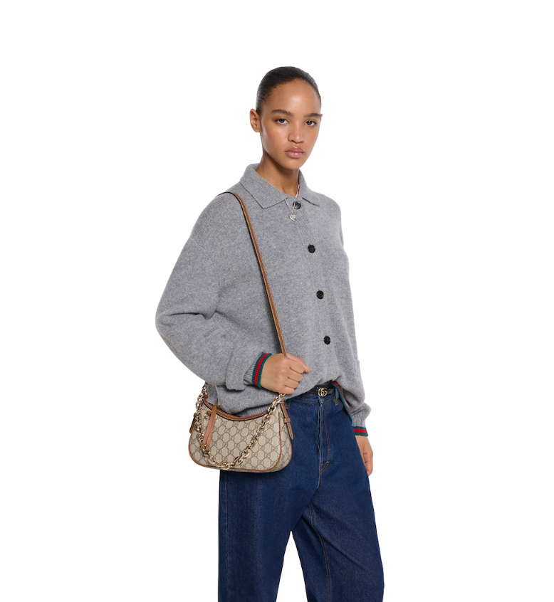 Replicate GG Emblem small shoulder bag Style 847447 FAD6L 9758   (1:1 replica)