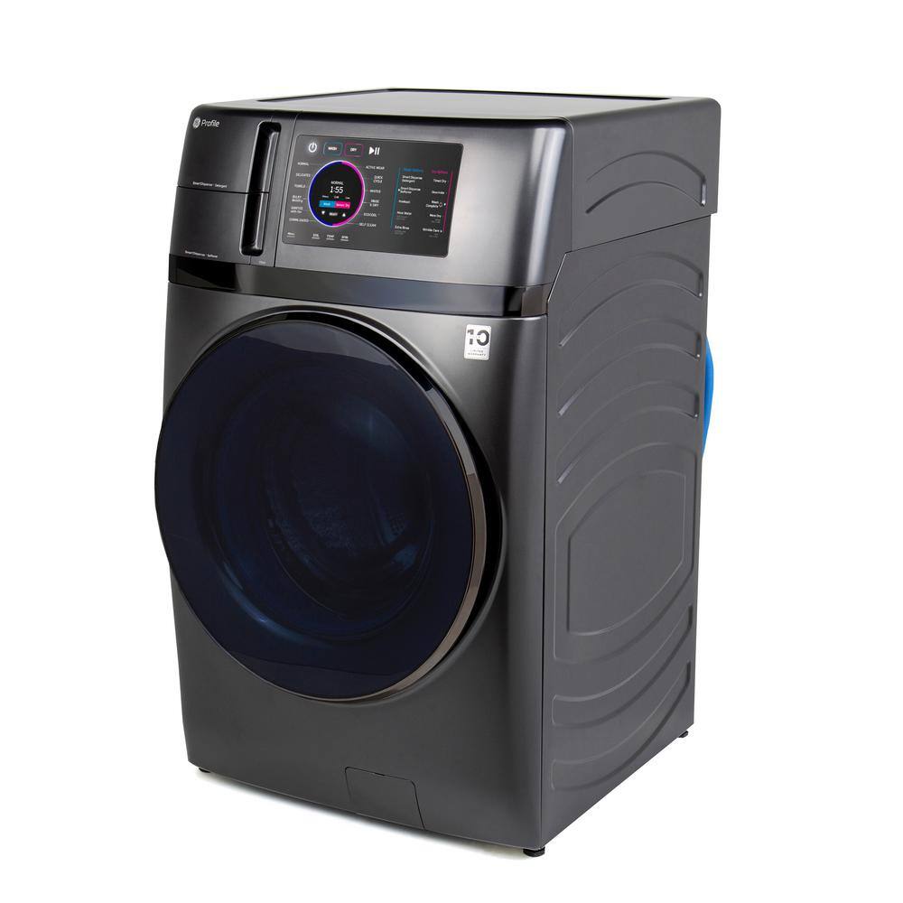 GE Profile 4.8 cu. ft. UltraFast Combo Washer Dryer with Ventless Heat Pump Technology in Carbon Graphite