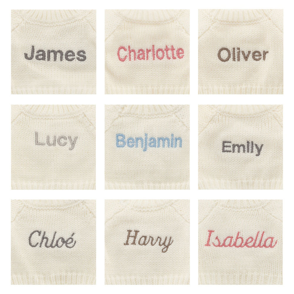 Bashful Fudge Puppy With Personalised Cream Jumper