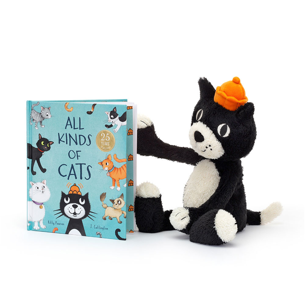 All Kinds Of Cats Book And Jellycat Jack Medium