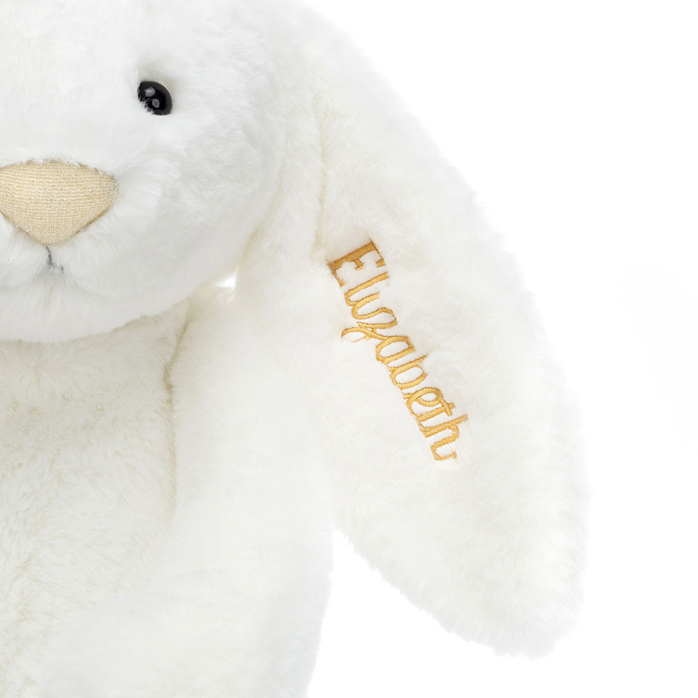 Personalised Bashful Luxe Bunny Luna Huge